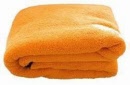 orange babies drying towel